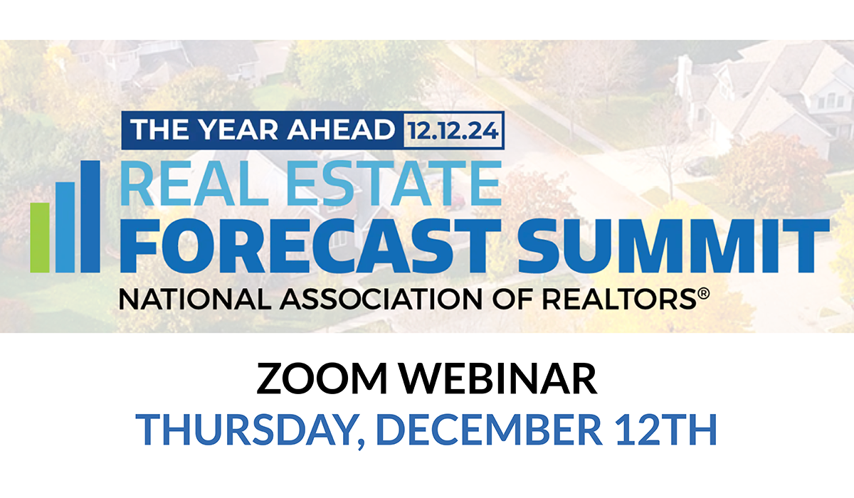 NAR Real Estate Forecast on Thursday, December 12th