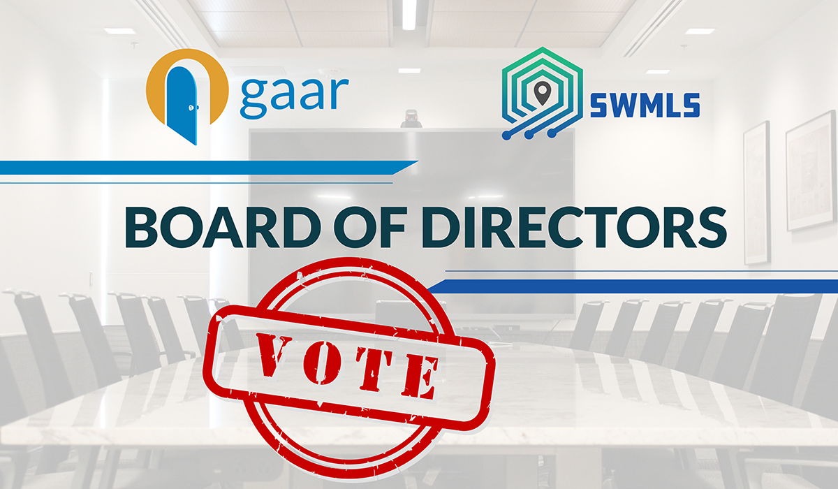 VOTE for 2025 GAAR & SWMLS Leadership October 7-13th