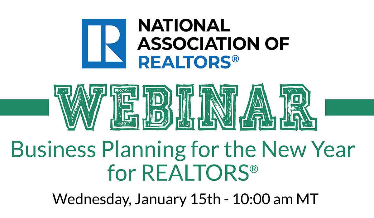 NAR Webinar: Business Planning for the New Year for REALTORS®