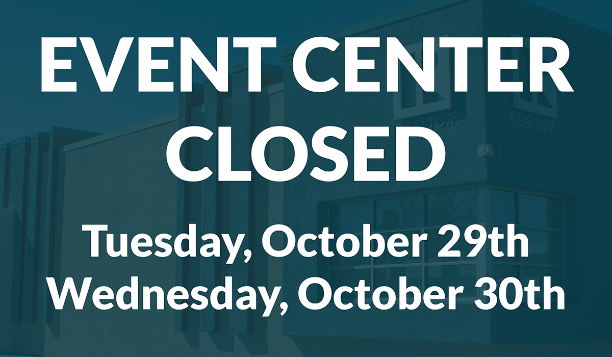 Event Center Closed October 29th & 30th for Vet Biz Summit