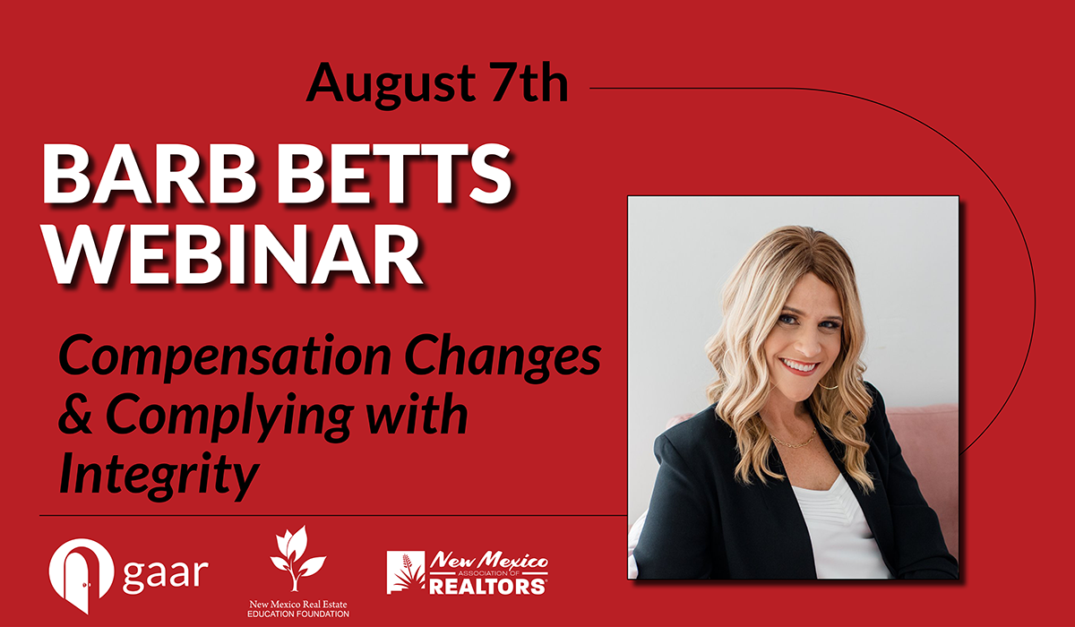 Webinar on 8/7: Barb Betts on Compensation Changes & Complying with Integrity