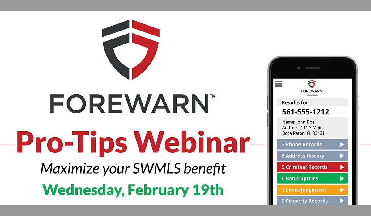 FOREWARN Tips & Tricks: February 19th