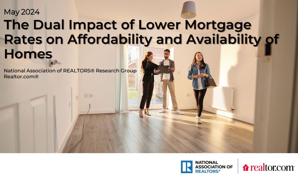NAR Report: Impact of Lower Rates for Home Buyers