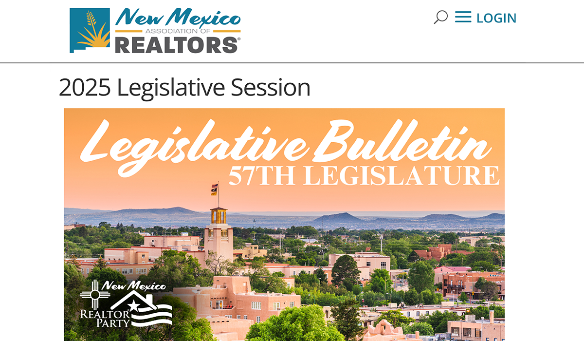 NMAR’s NEW 2025 Legislative Session Homepage