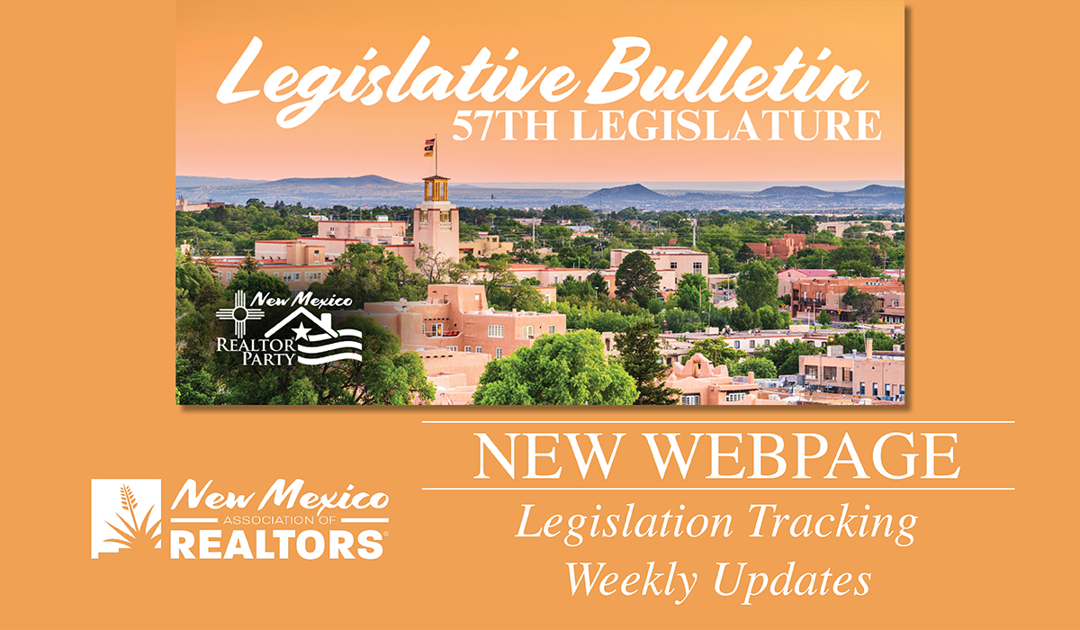 NEW: NMAR’s 2025 Legislative Session Homepage