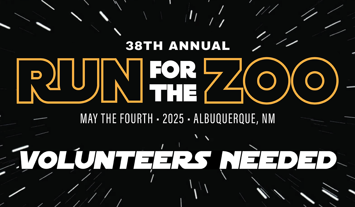 Call for Volunteers: Run for the Zoo on Sunday, May 4th