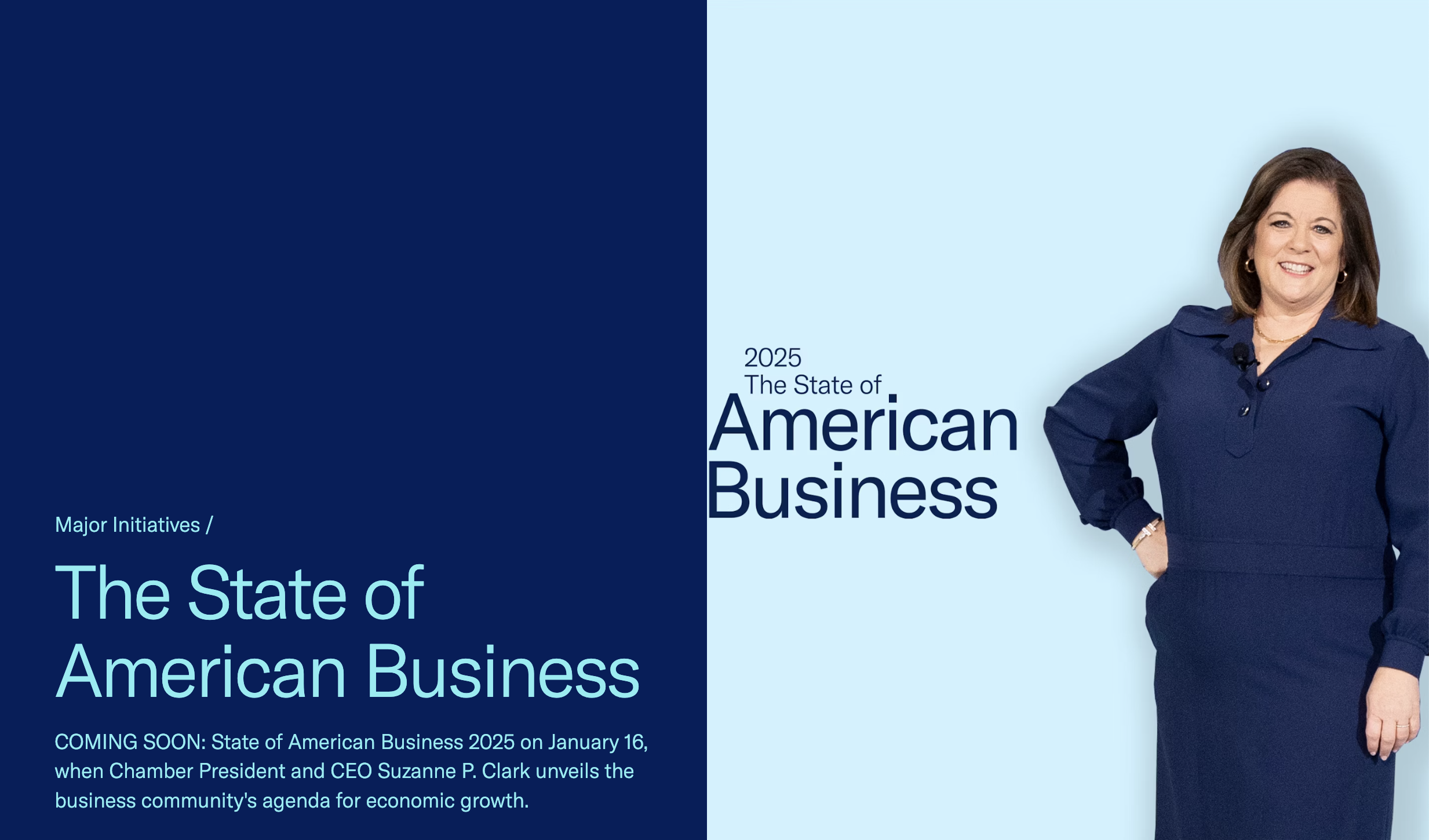 US Chamber of Commerce: State of the American Business - January 16th