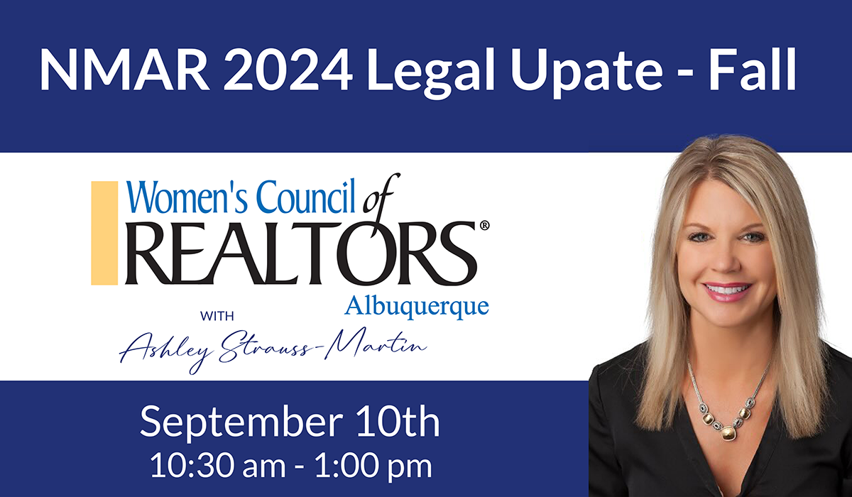 Fall Legal Update with Ashley Strauss-Martin on September 10th